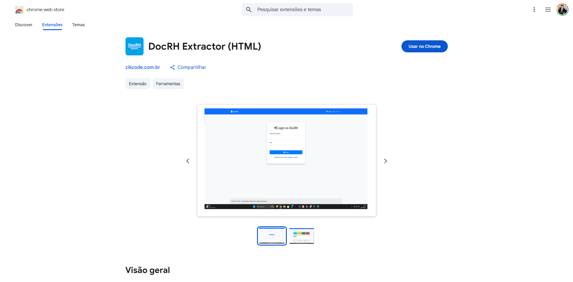 Extensão DocRH em ação